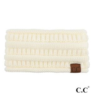 C.C Ponytail Headband NWT Ivory